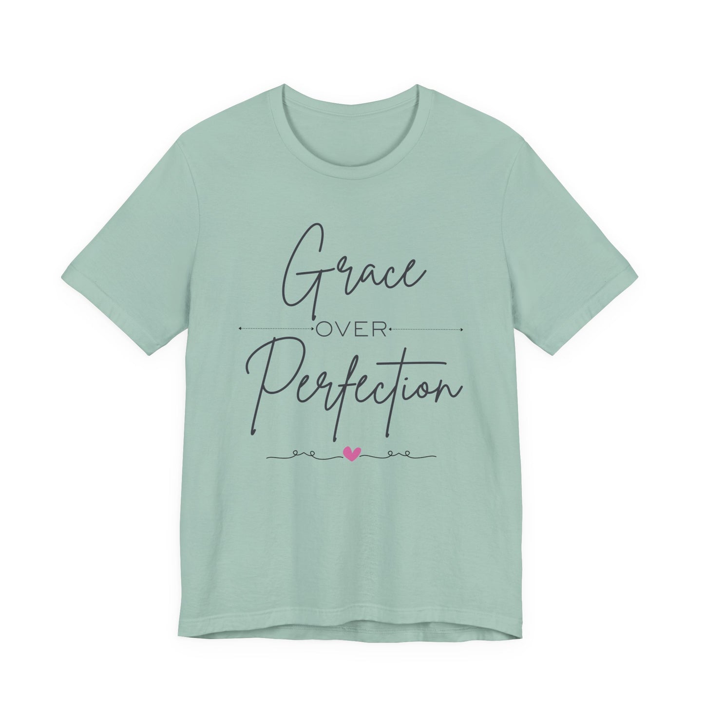 Grace Over Perfection Graphic Tee - Pearl & Wings
