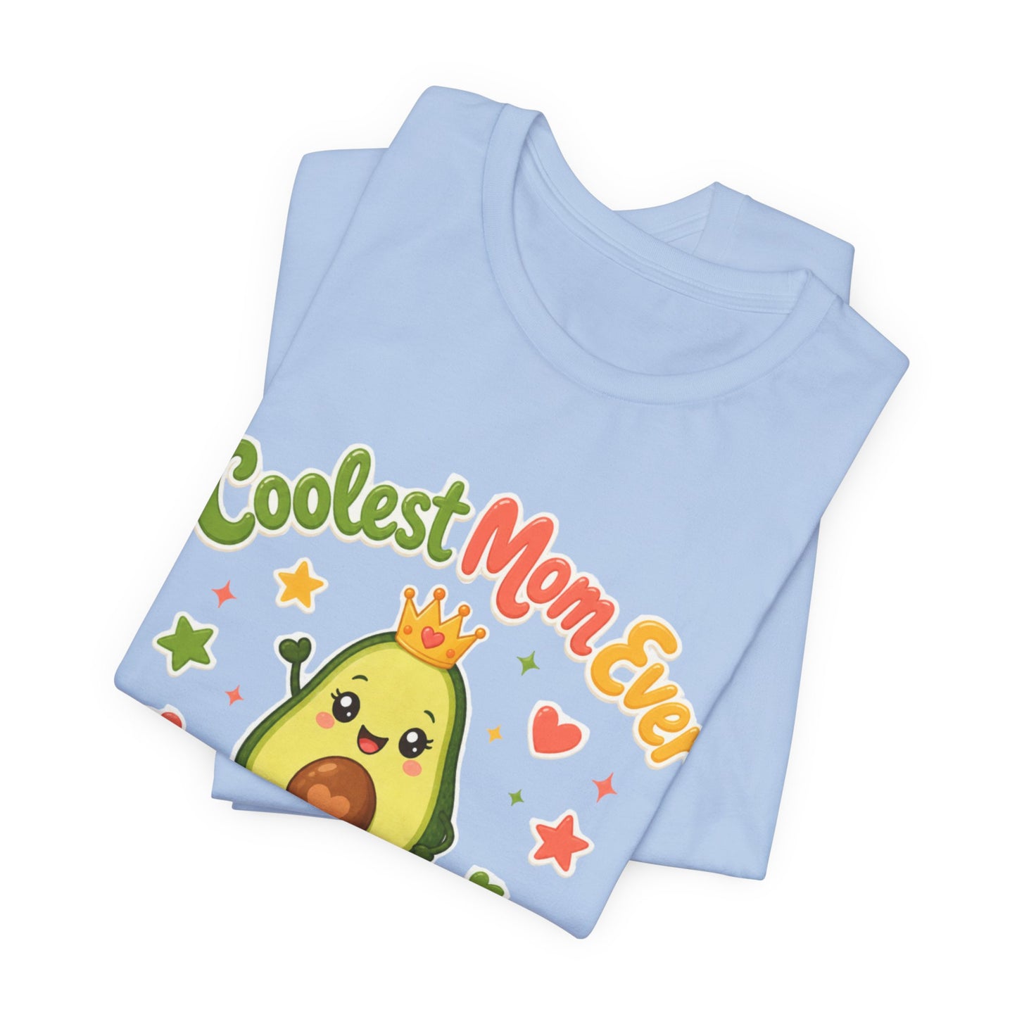 Coolest Mom Ever Avocado Graphic Tee | Cute Mother's Day Shirt - Pearl & Wings
