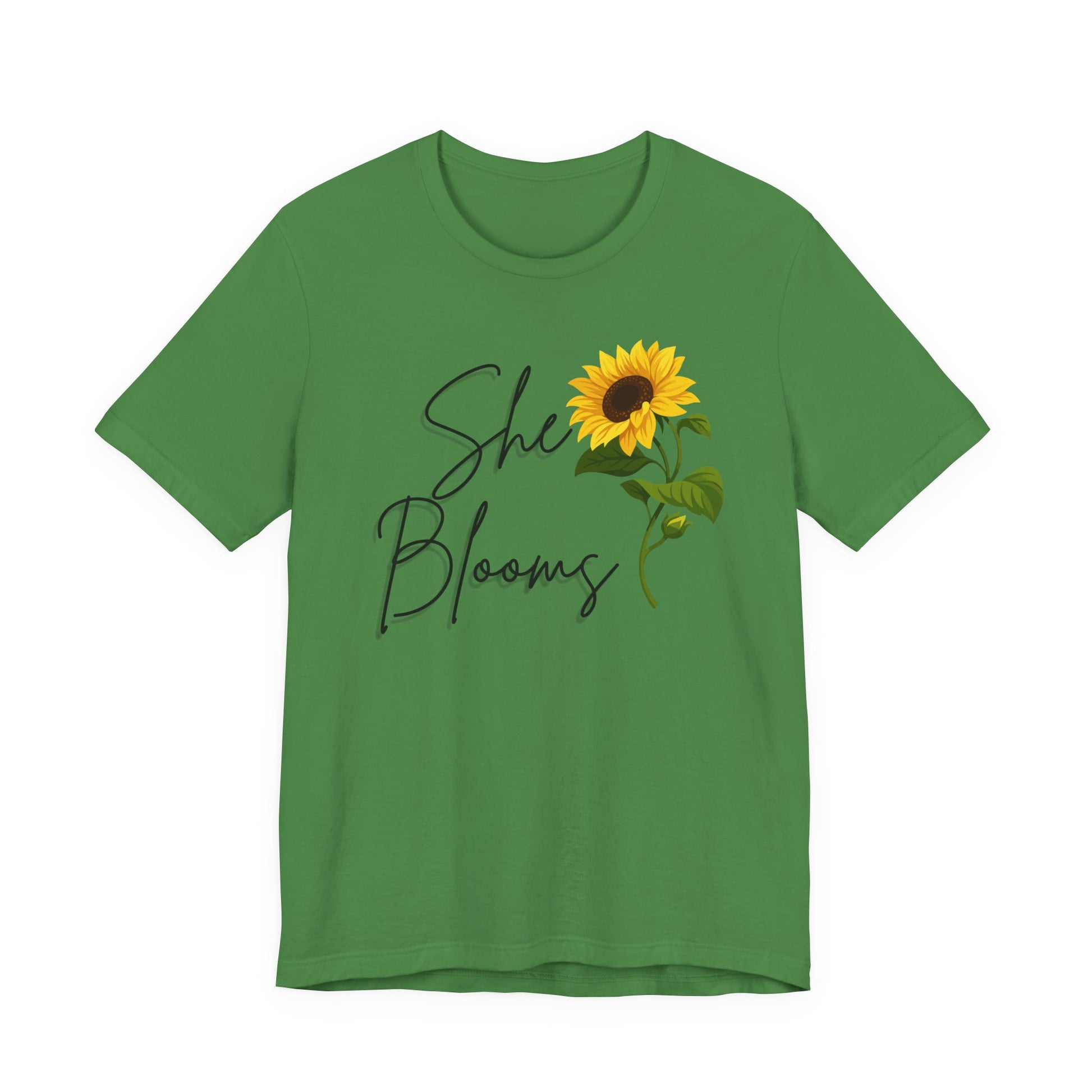 She Blooms Sunflower Graphic Tee - Pearl & Wings