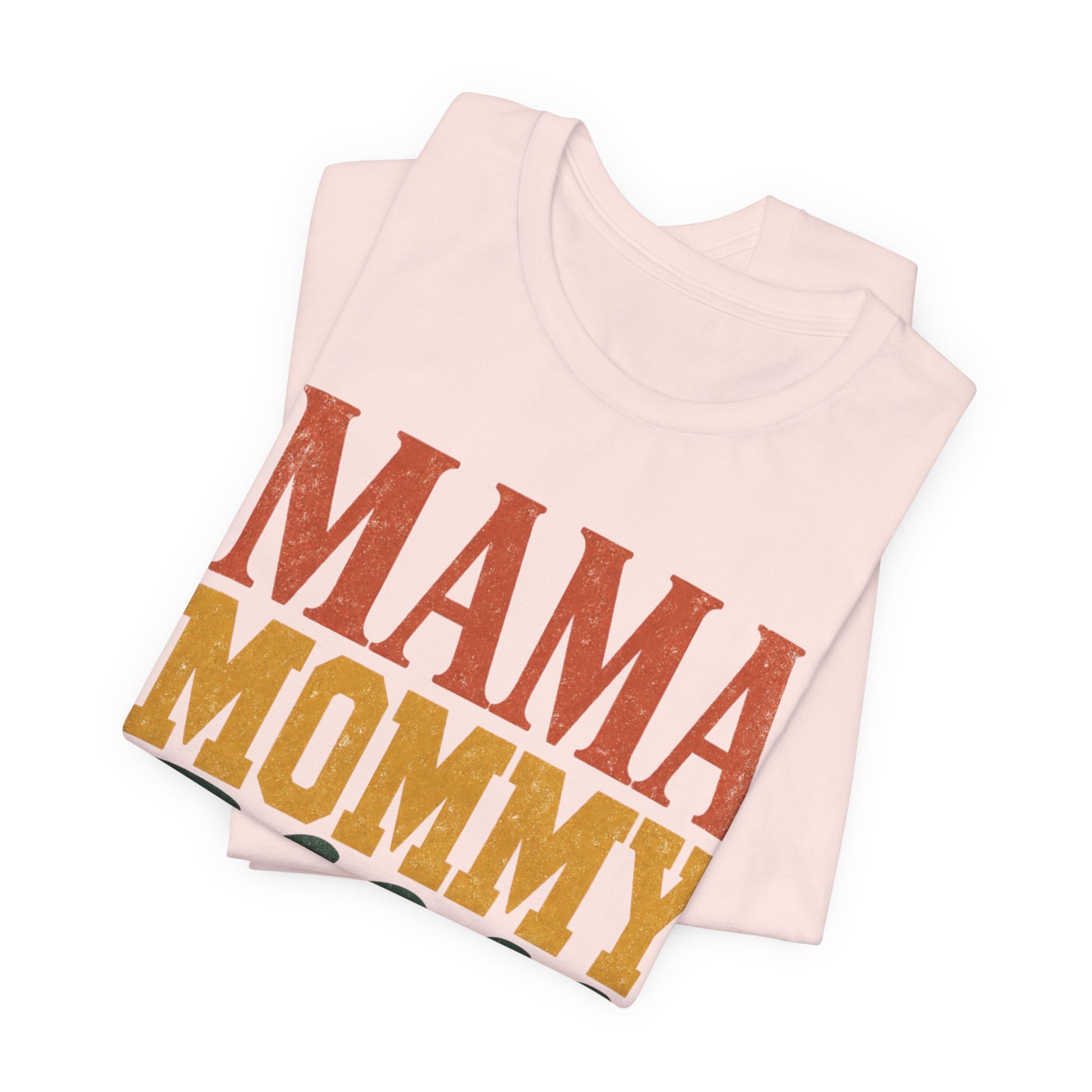 Mama Moms Bruh Retro Graphic Tee | Funny Mom Shirt - Pearl & Wings