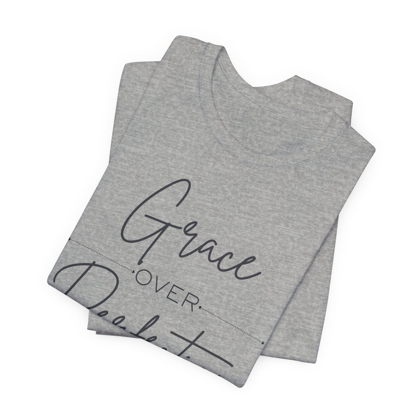 Grace Over Perfection Graphic Tee - Pearl & Wings