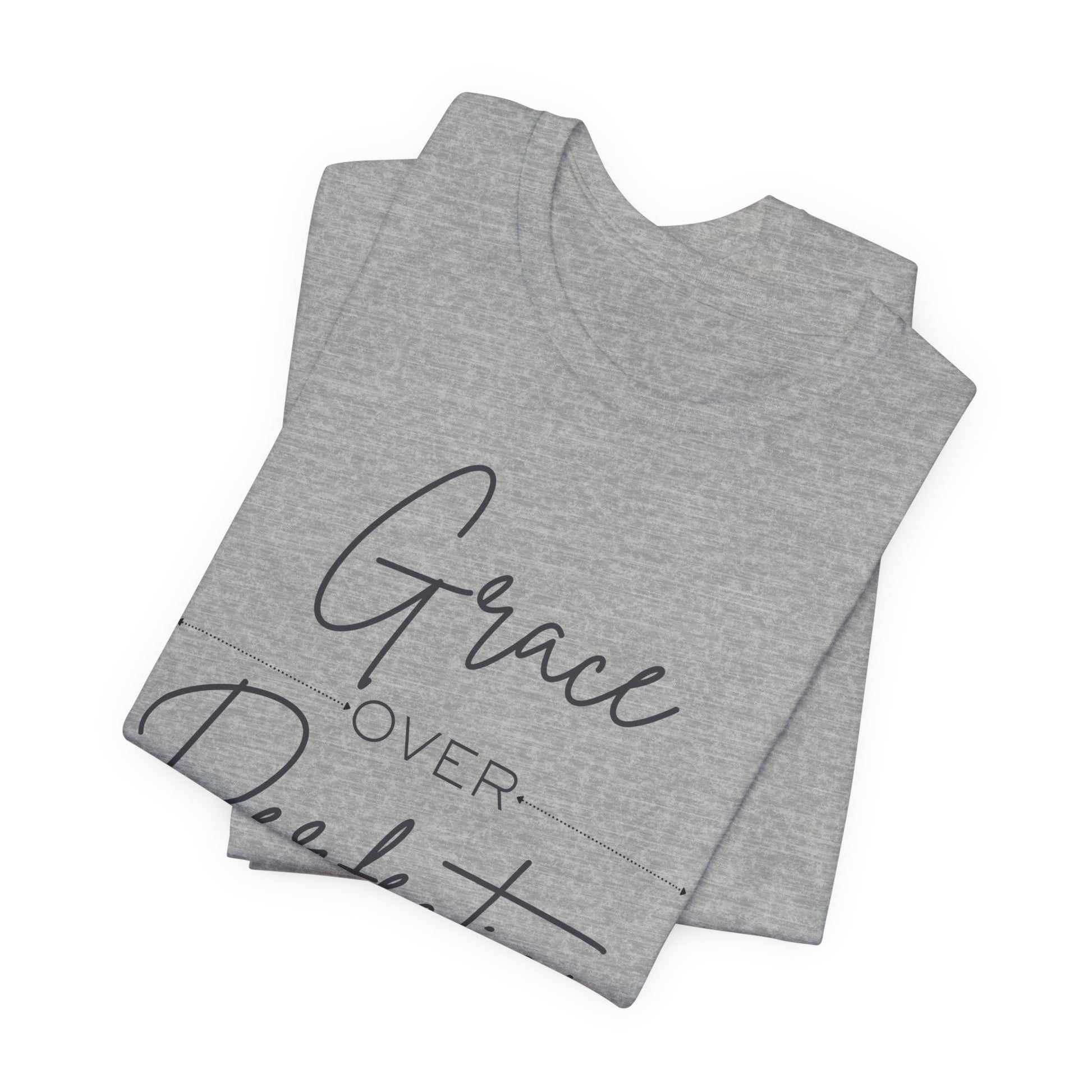 Grace Over Perfection Graphic Tee - Pearl & Wings