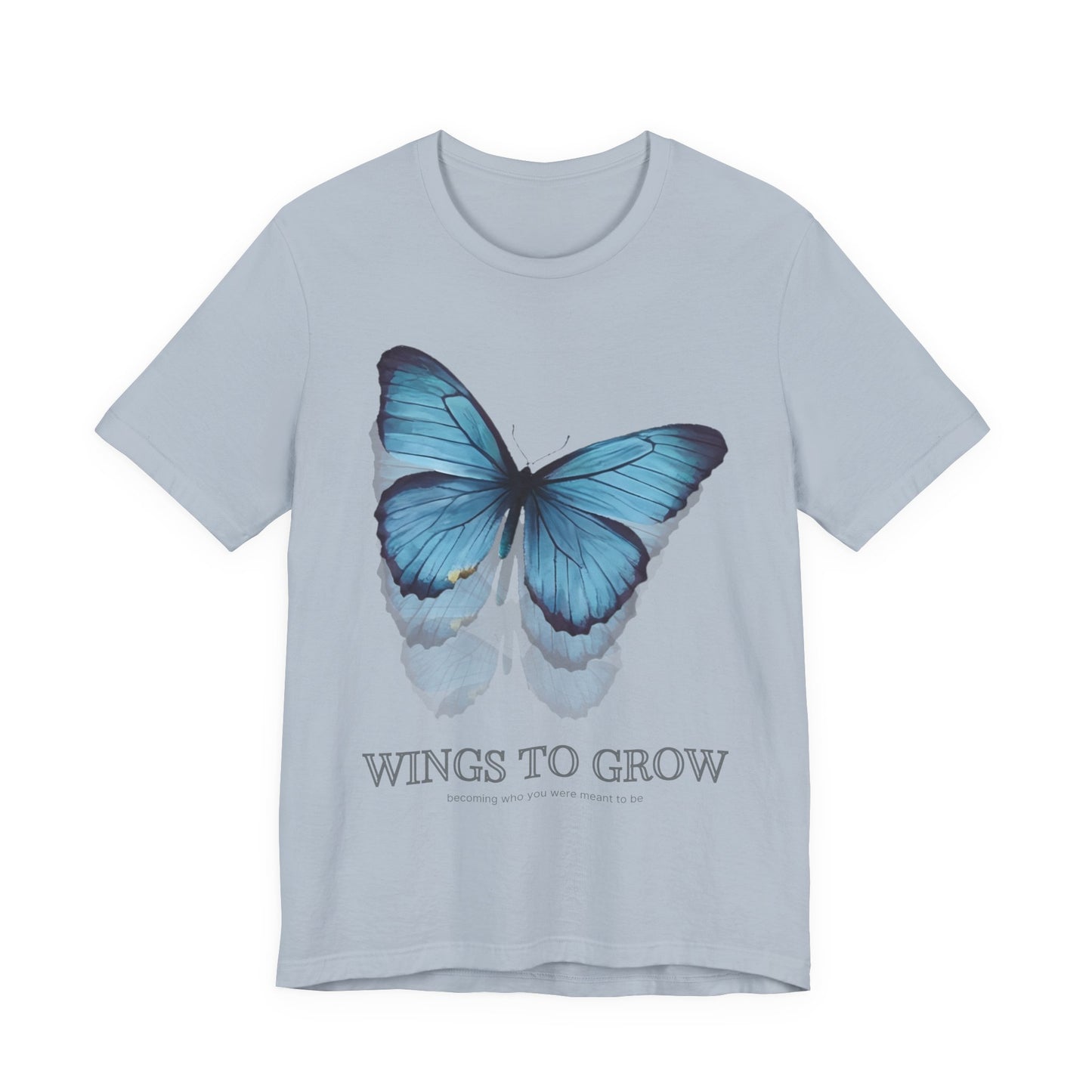 Wings to Grow Butterfly Graphic Tee - Pearl & Wings