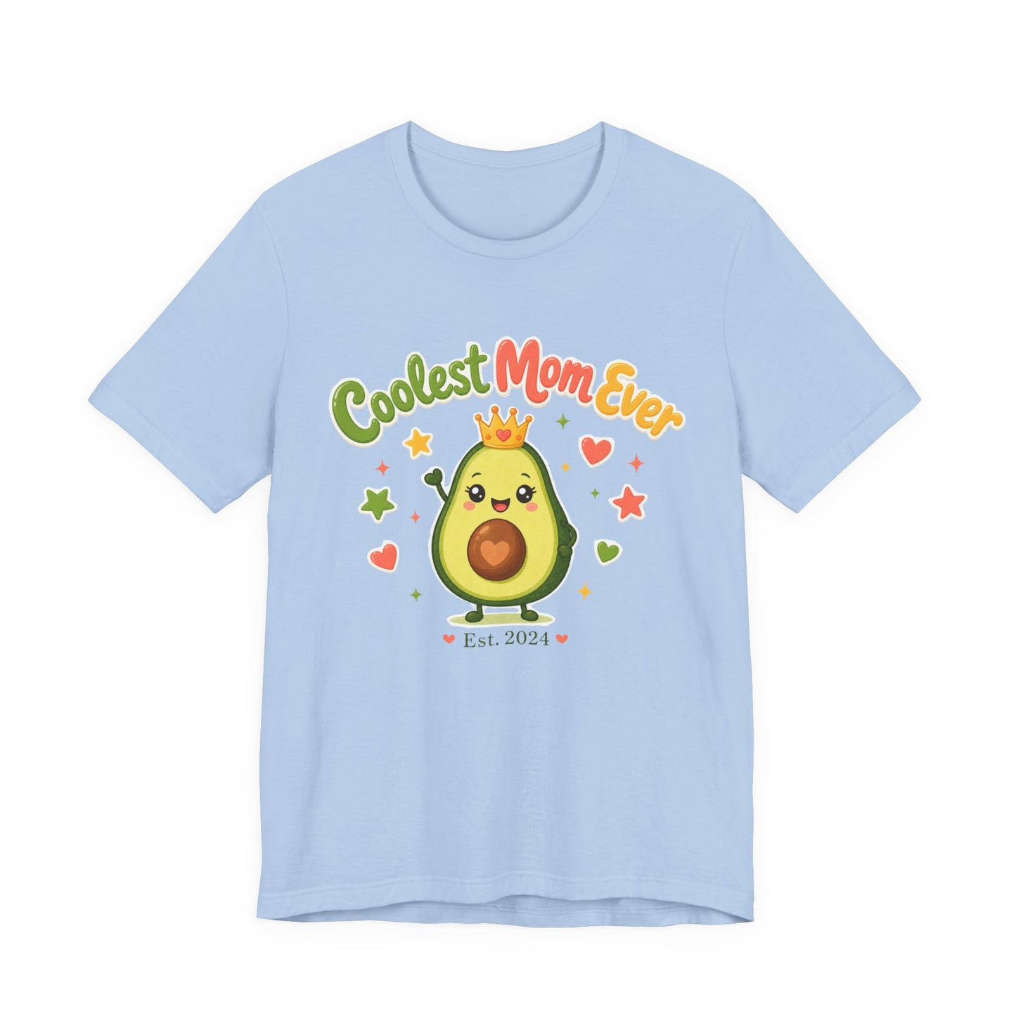 Coolest Mom Ever Avocado Graphic Tee | Cute Mother's Day Shirt - Pearl & Wings