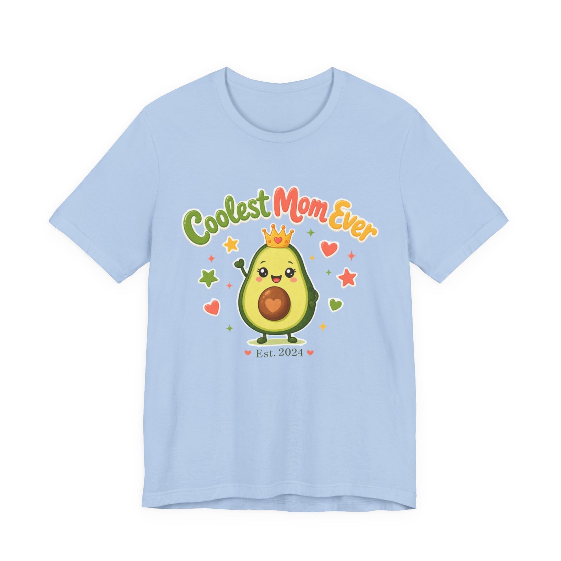 Coolest Mom Ever Avocado Graphic Tee | Cute Mother's Day Shirt - Pearl & Wings