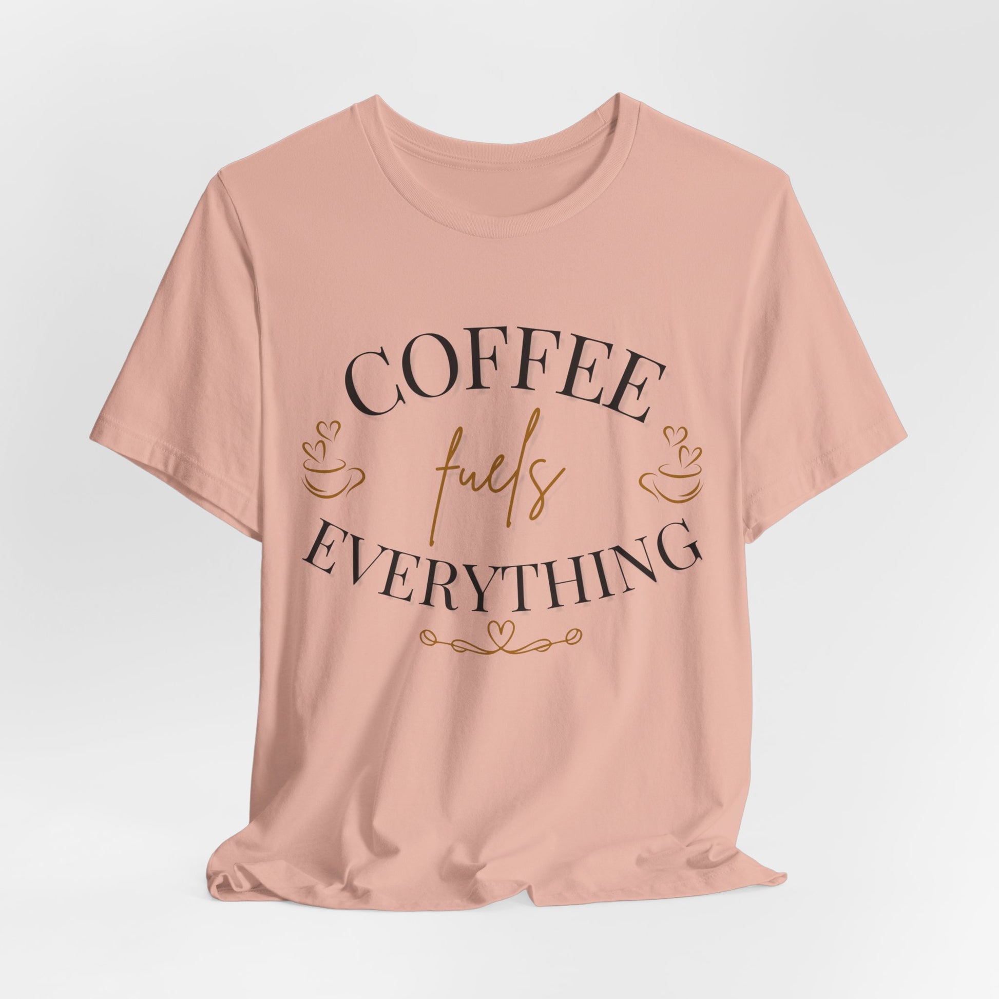 Coffee Fuels Everything Graphic Tee - Pearl & Wings
