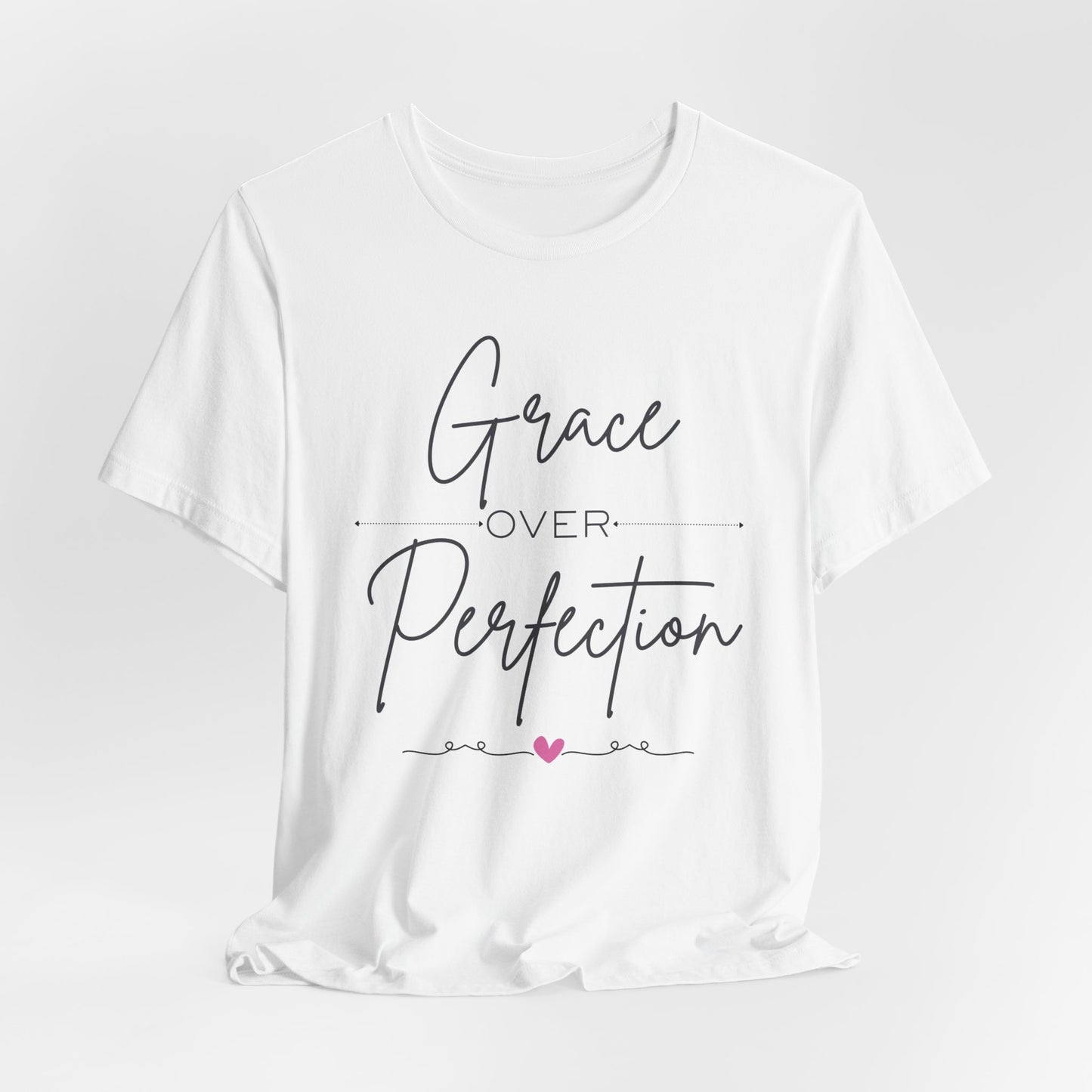 Grace Over Perfection Graphic Tee - Pearl & Wings