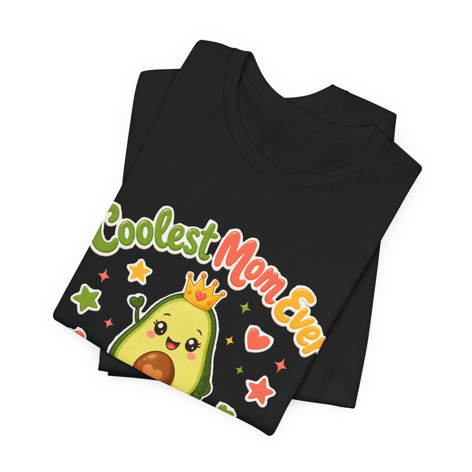 Coolest Mom Ever Avocado Graphic Tee | Cute Mother's Day Shirt - Pearl & Wings