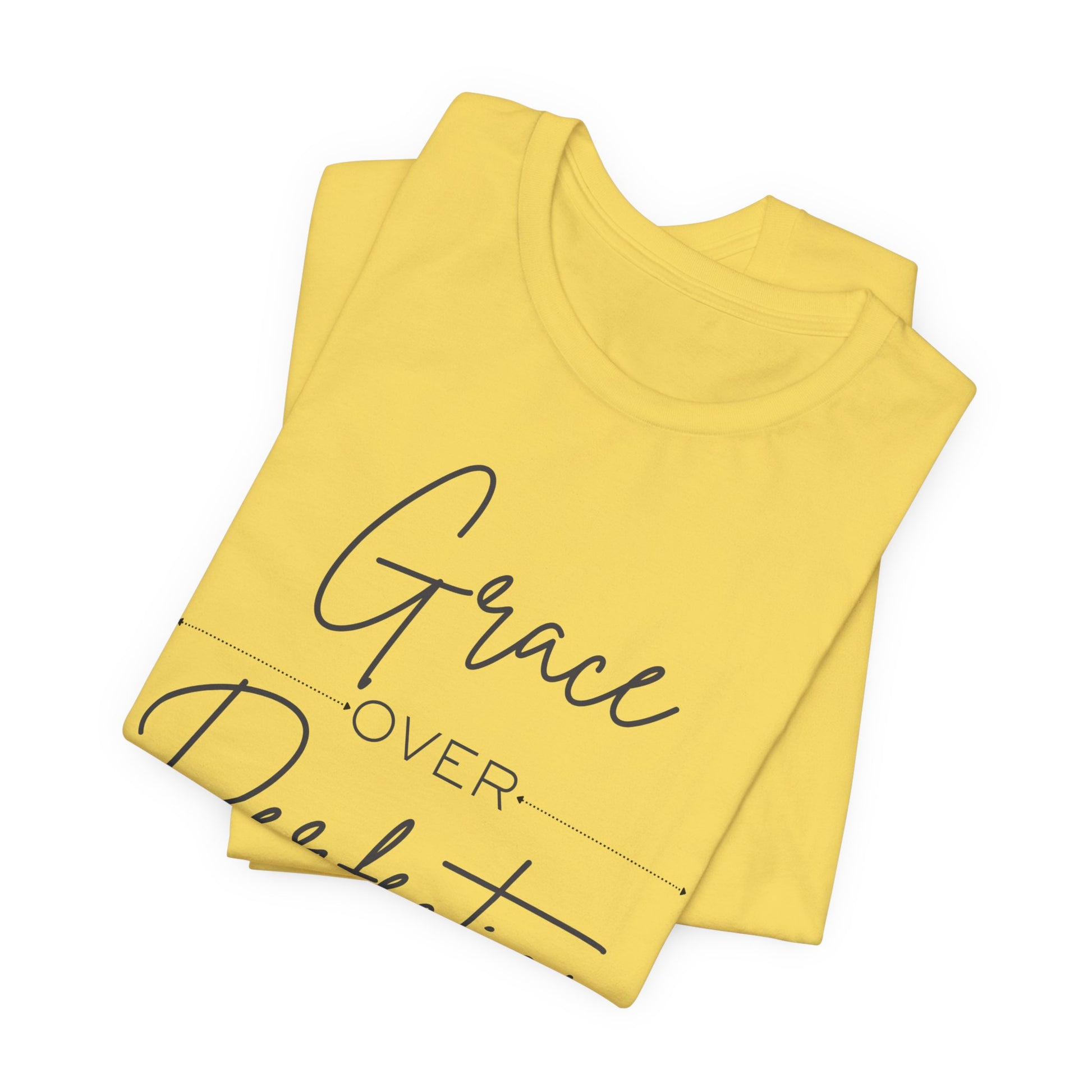 Grace Over Perfection Graphic Tee - Pearl & Wings