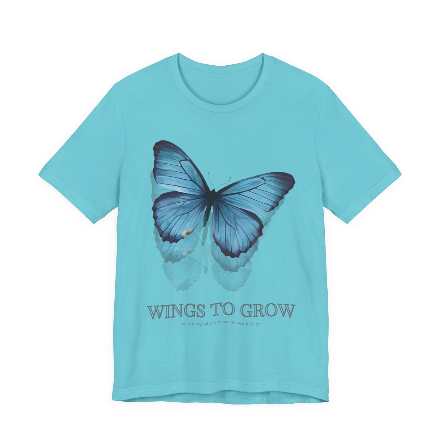 Wings to Grow Butterfly Graphic Tee - Pearl & Wings