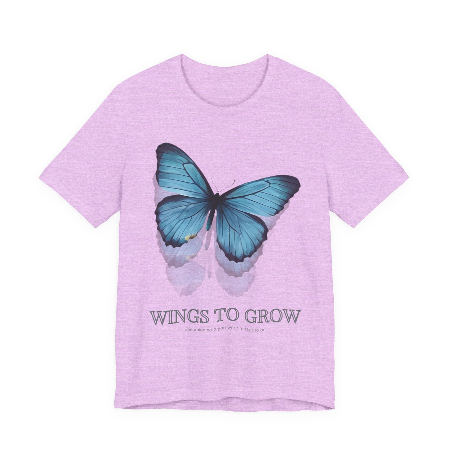 Wings to Grow Butterfly Graphic Tee - Pearl & Wings