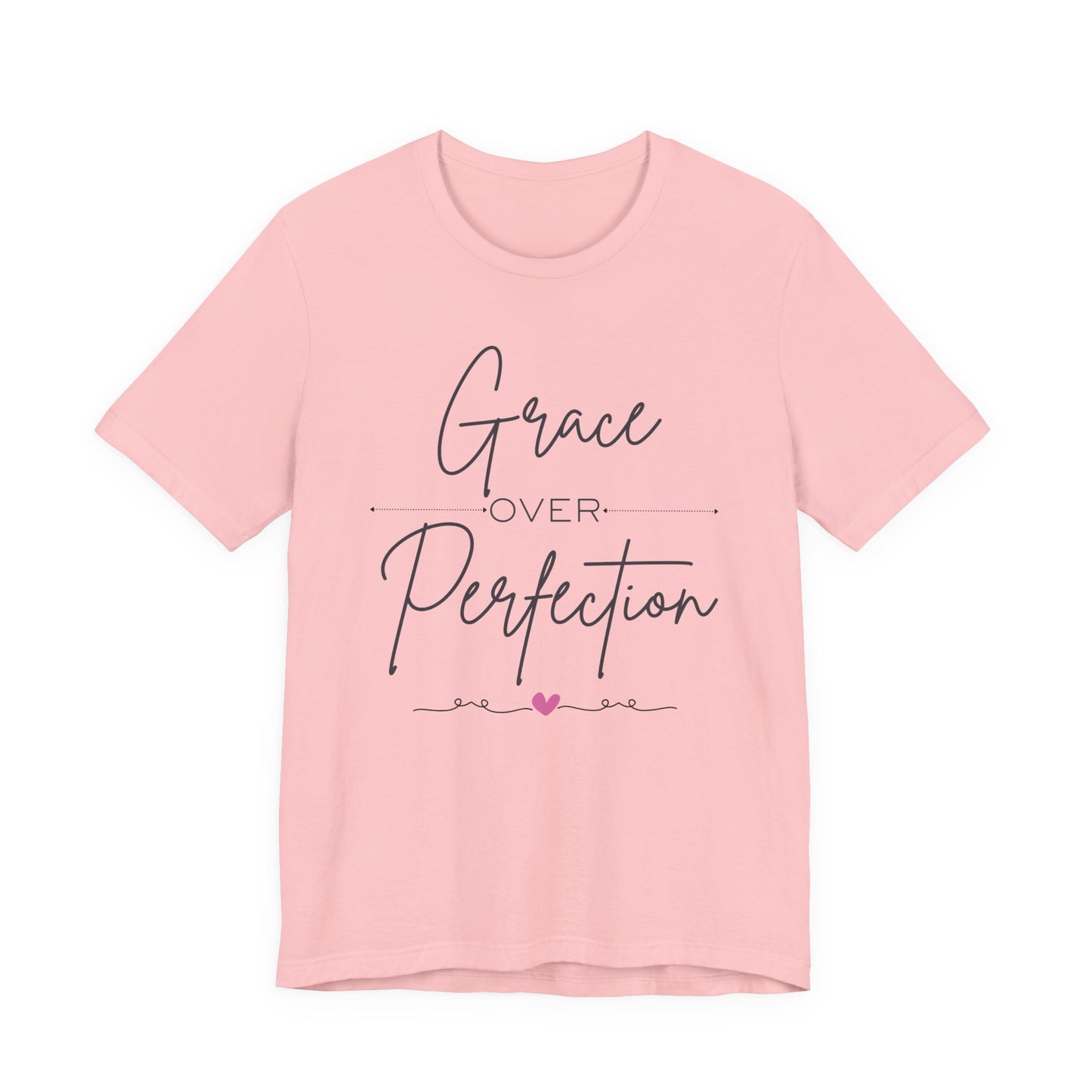 Grace Over Perfection Graphic Tee - Pearl & Wings