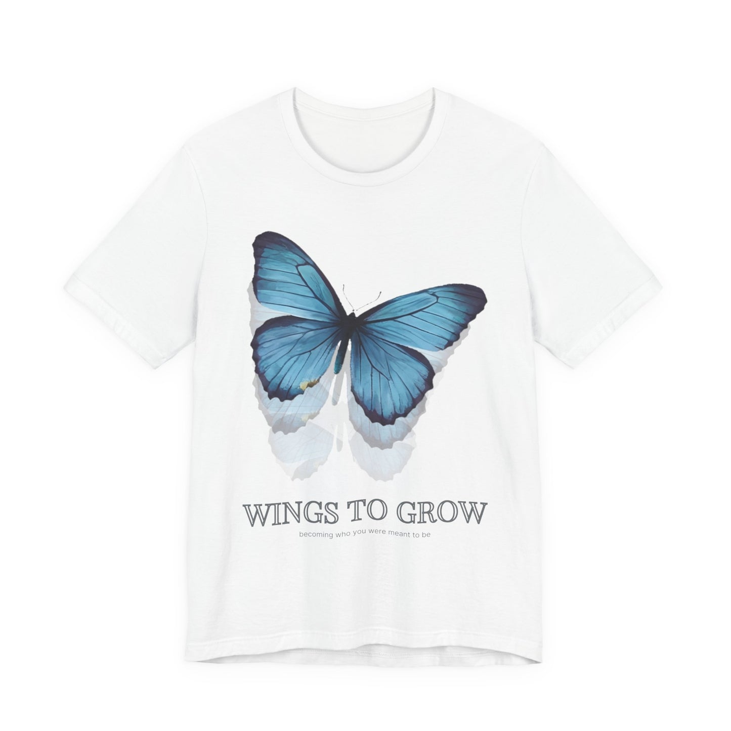 Wings to Grow Butterfly Graphic Tee - Pearl & Wings