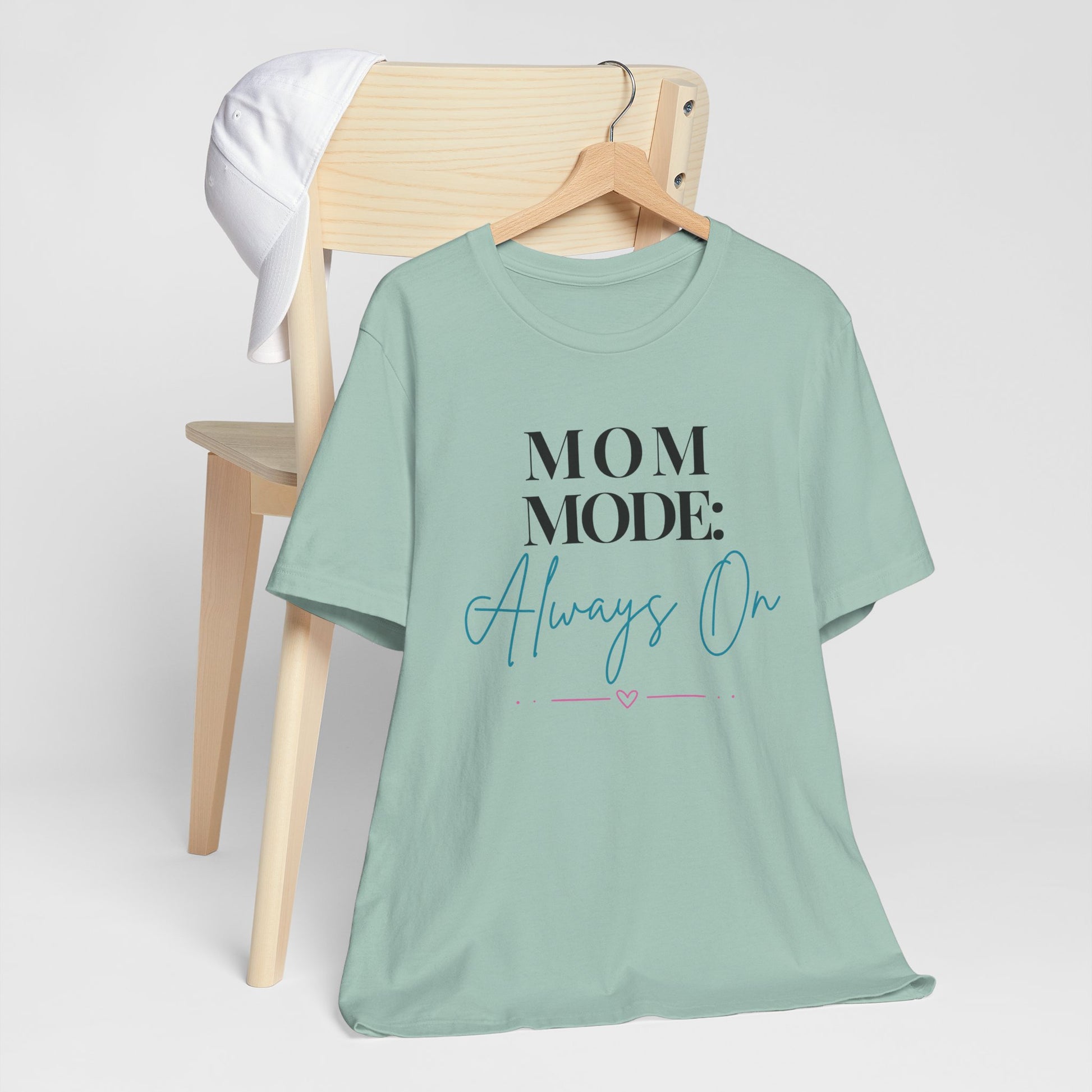 Mom Mode: Always On Graphic Tee - Tan - Pearl & Wings
