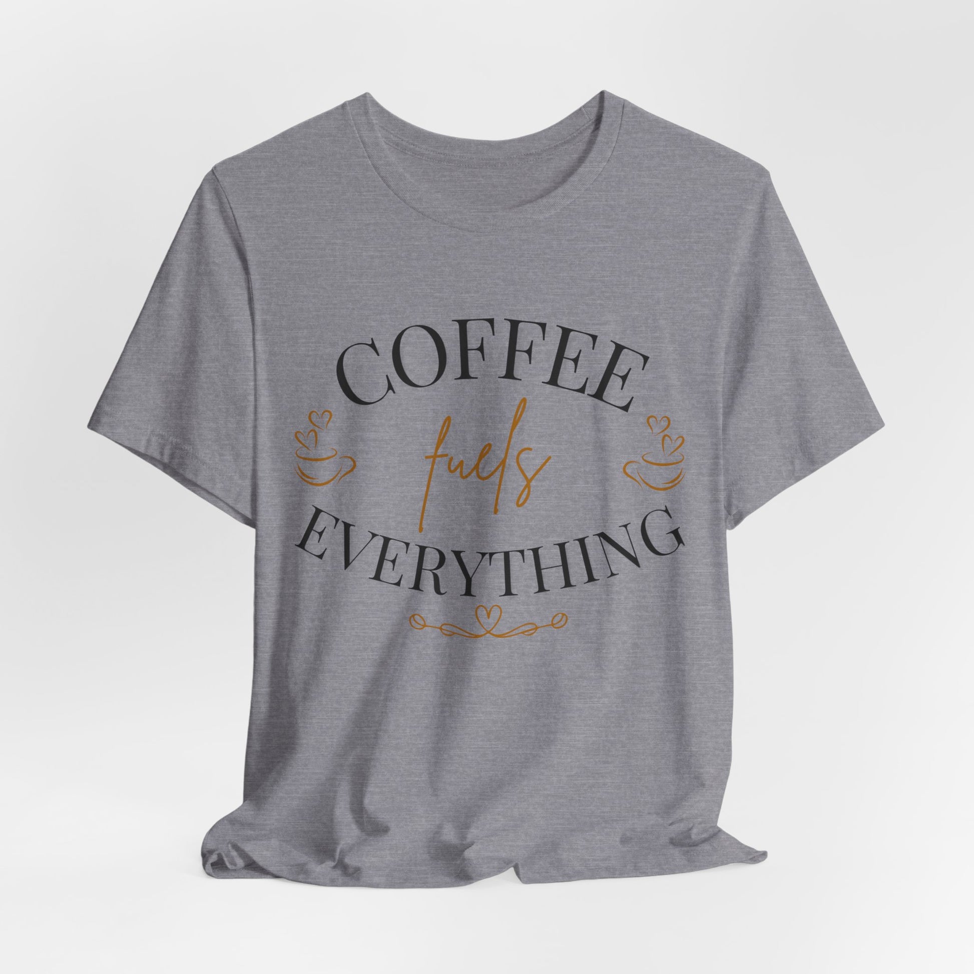 Coffee Fuels Everything Graphic Tee - Pearl & Wings