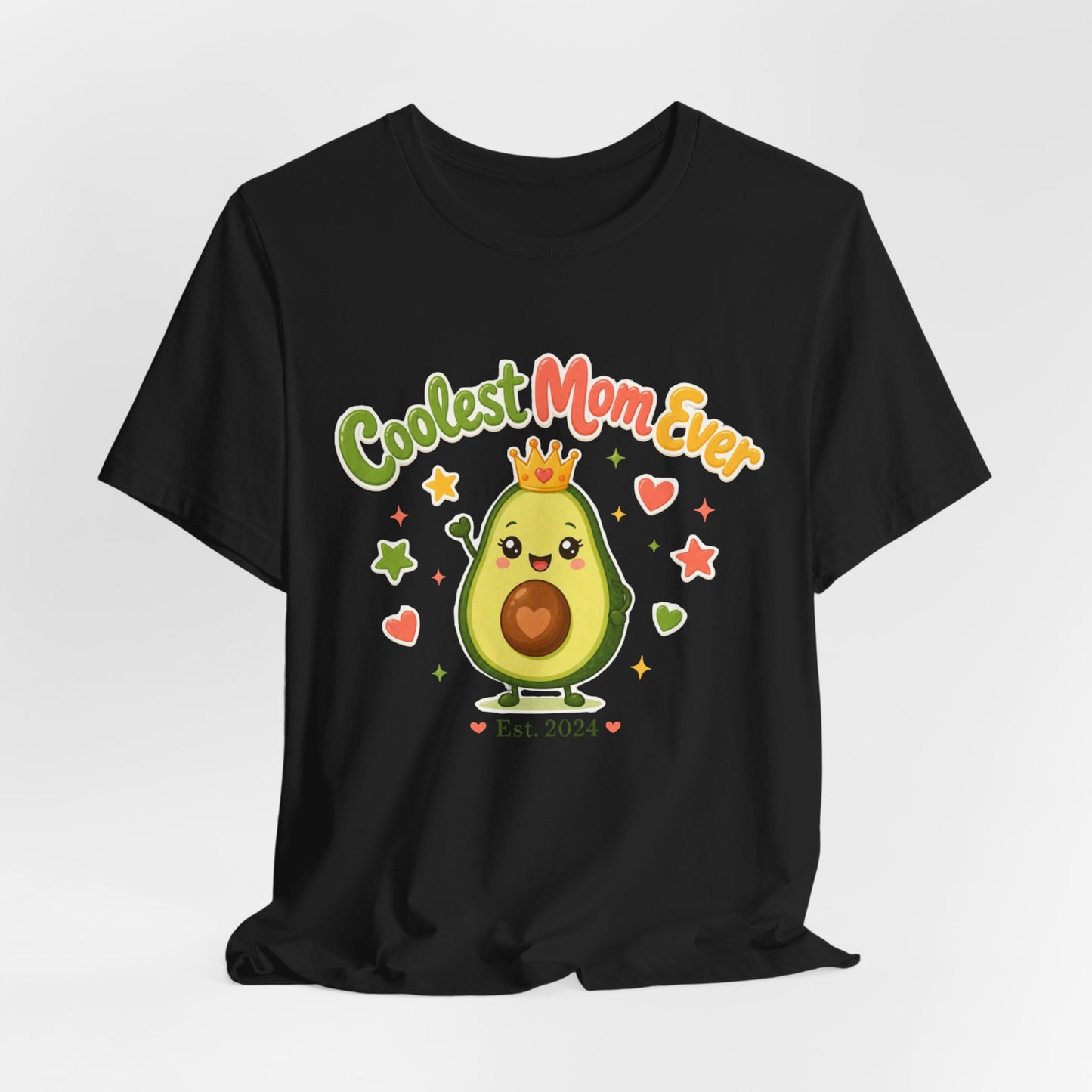 Coolest Mom Ever Avocado Graphic Tee | Cute Mother's Day Shirt - Pearl & Wings
