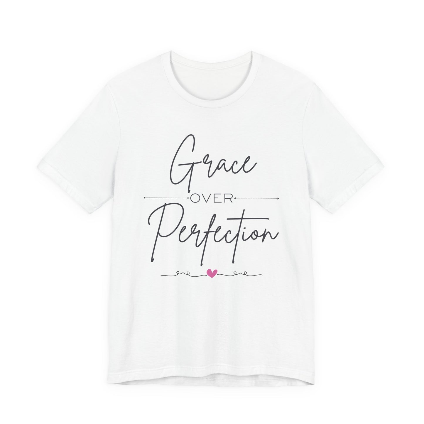 Grace Over Perfection Graphic Tee - Pearl & Wings