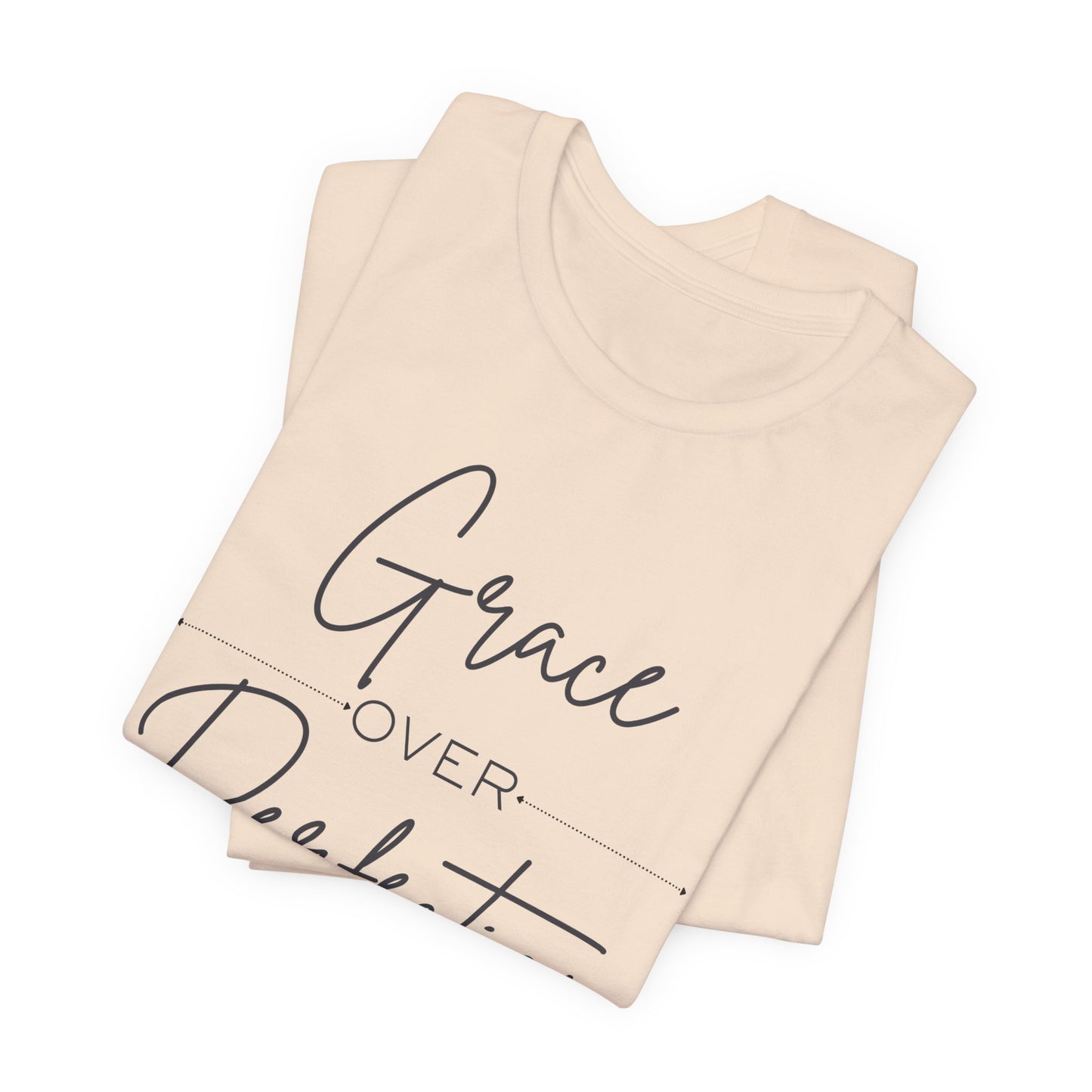 Grace Over Perfection Graphic Tee - Pearl & Wings