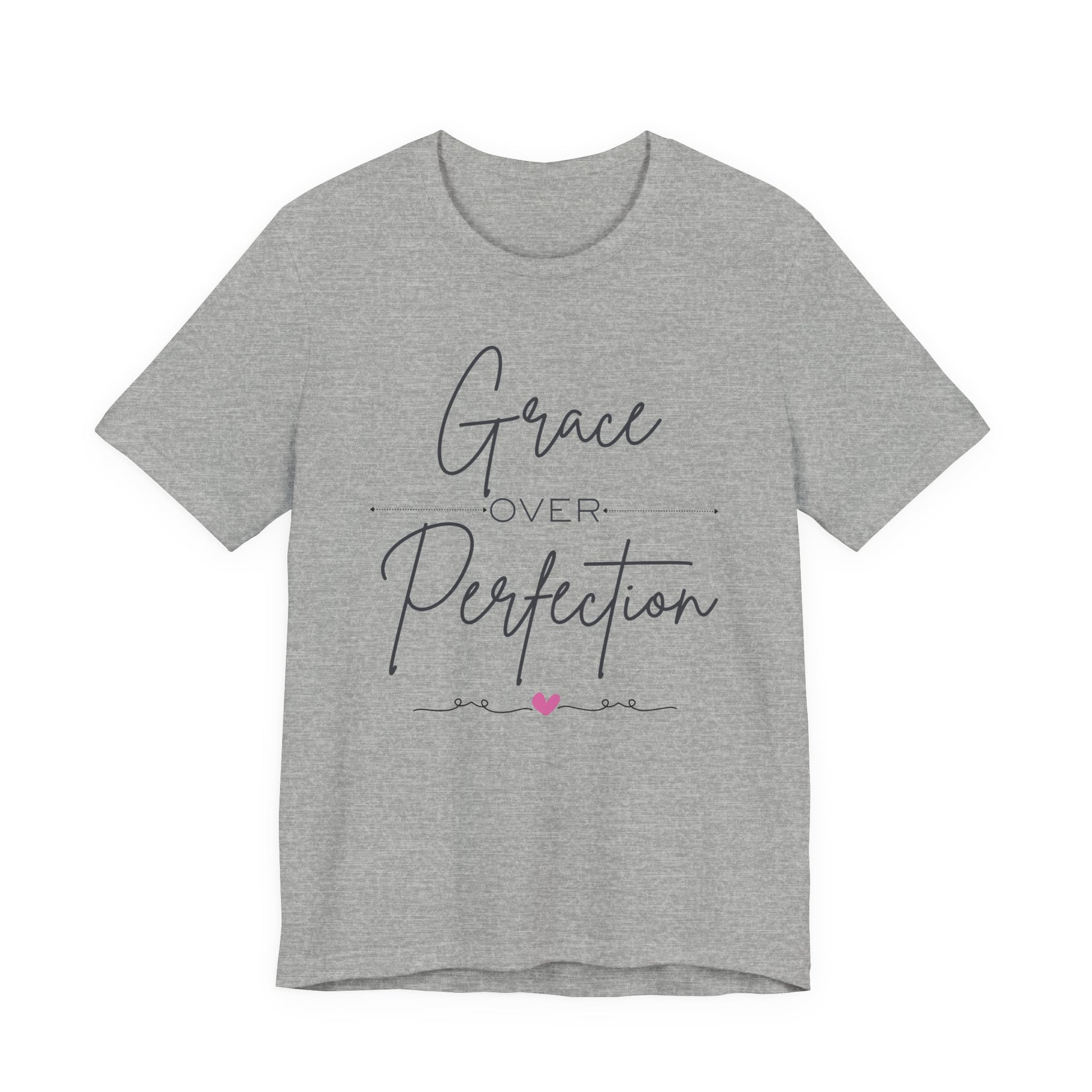 Grace Over Perfection Graphic Tee - Pearl & Wings