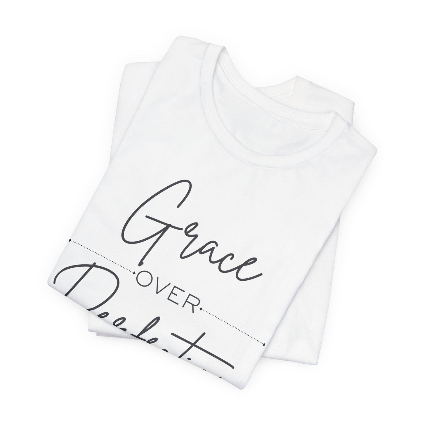 Grace Over Perfection Graphic Tee - Pearl & Wings