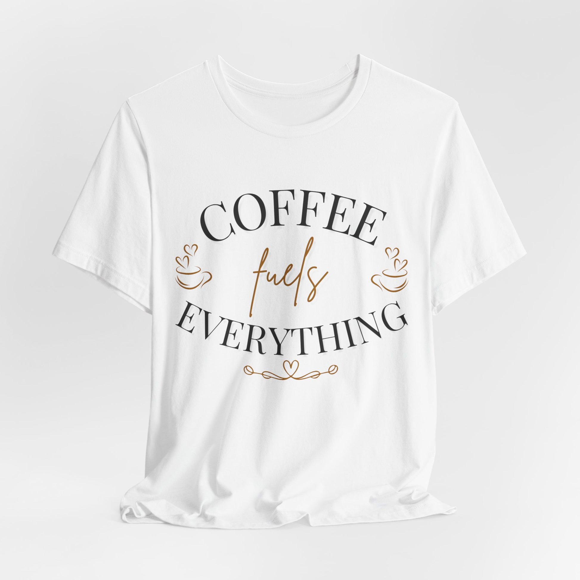Coffee Fuels Everything Graphic Tee - Pearl & Wings