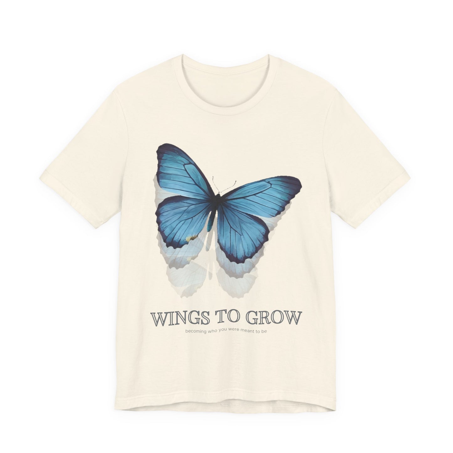Wings to Grow Butterfly Graphic Tee - Pearl & Wings