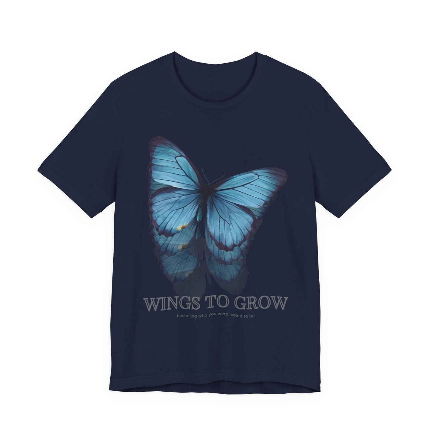Wings to Grow Butterfly Graphic Tee - Pearl & Wings