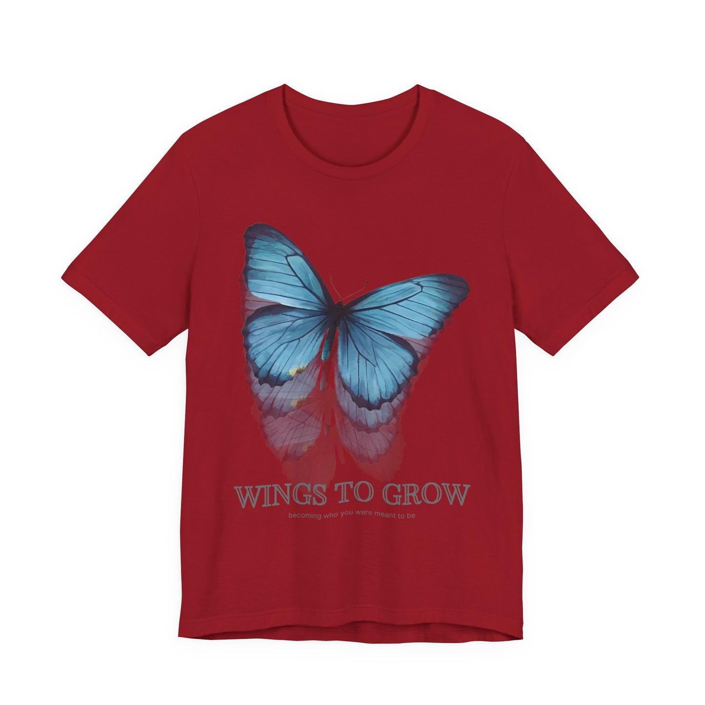Wings to Grow Butterfly Graphic Tee - Pearl & Wings