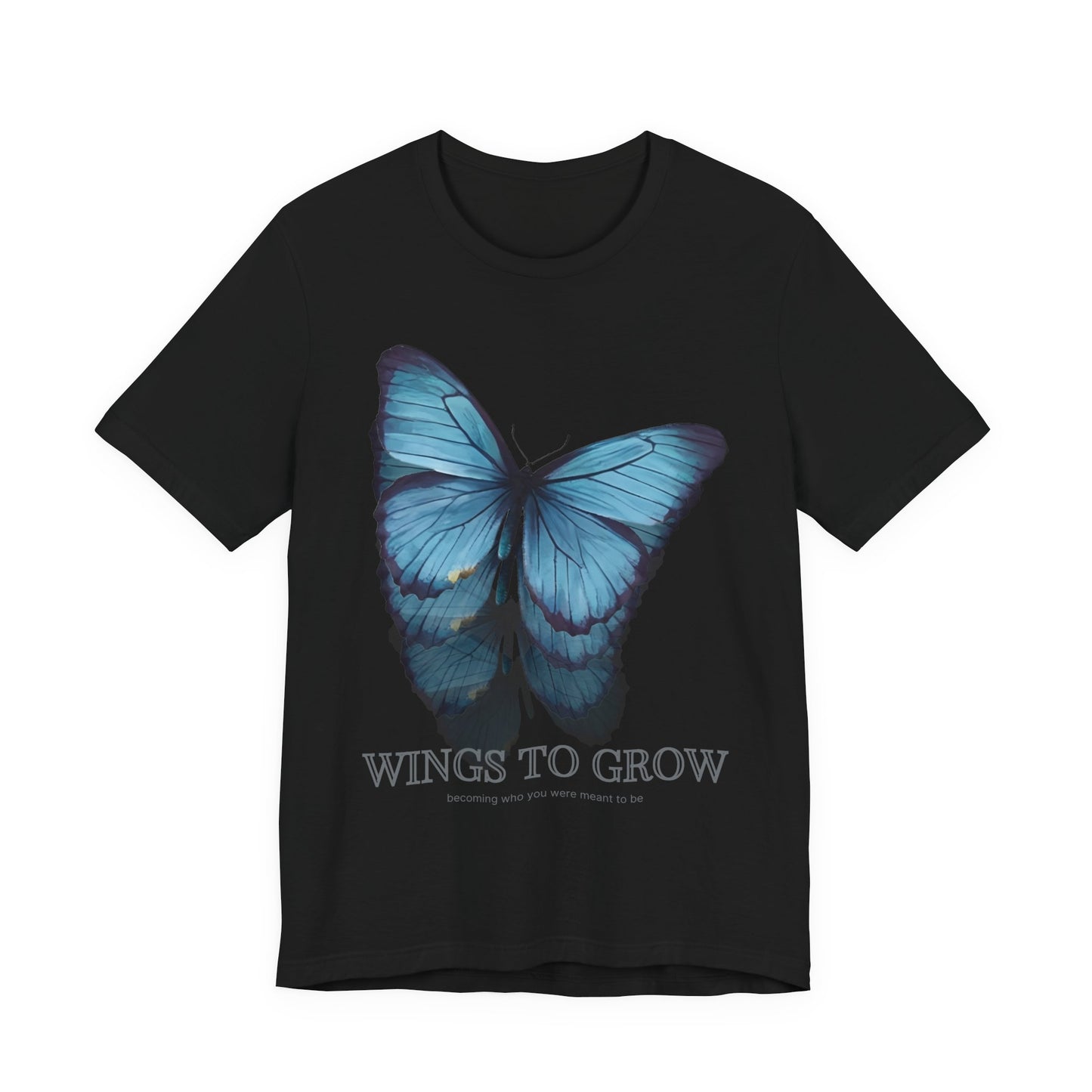 Wings to Grow Butterfly Graphic Tee - Pearl & Wings