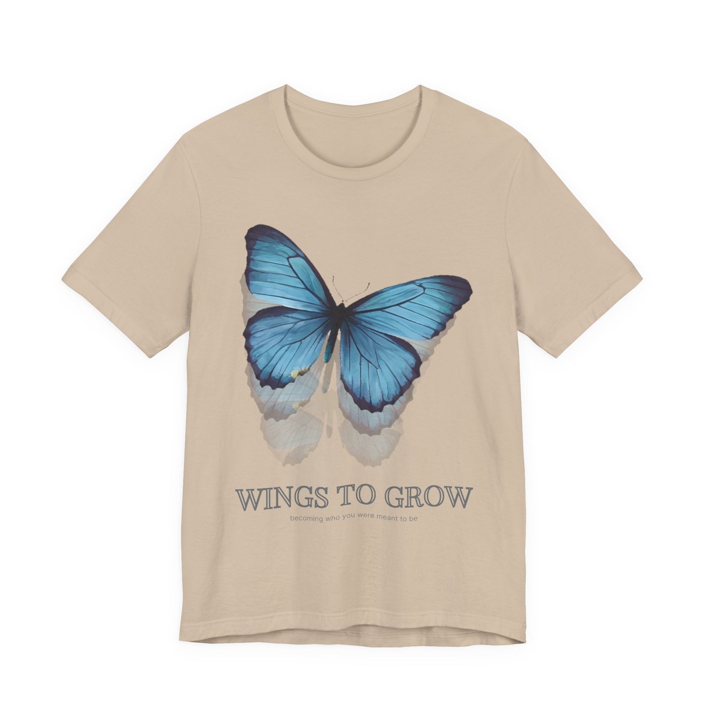 Wings to Grow Butterfly Graphic Tee - Pearl & Wings