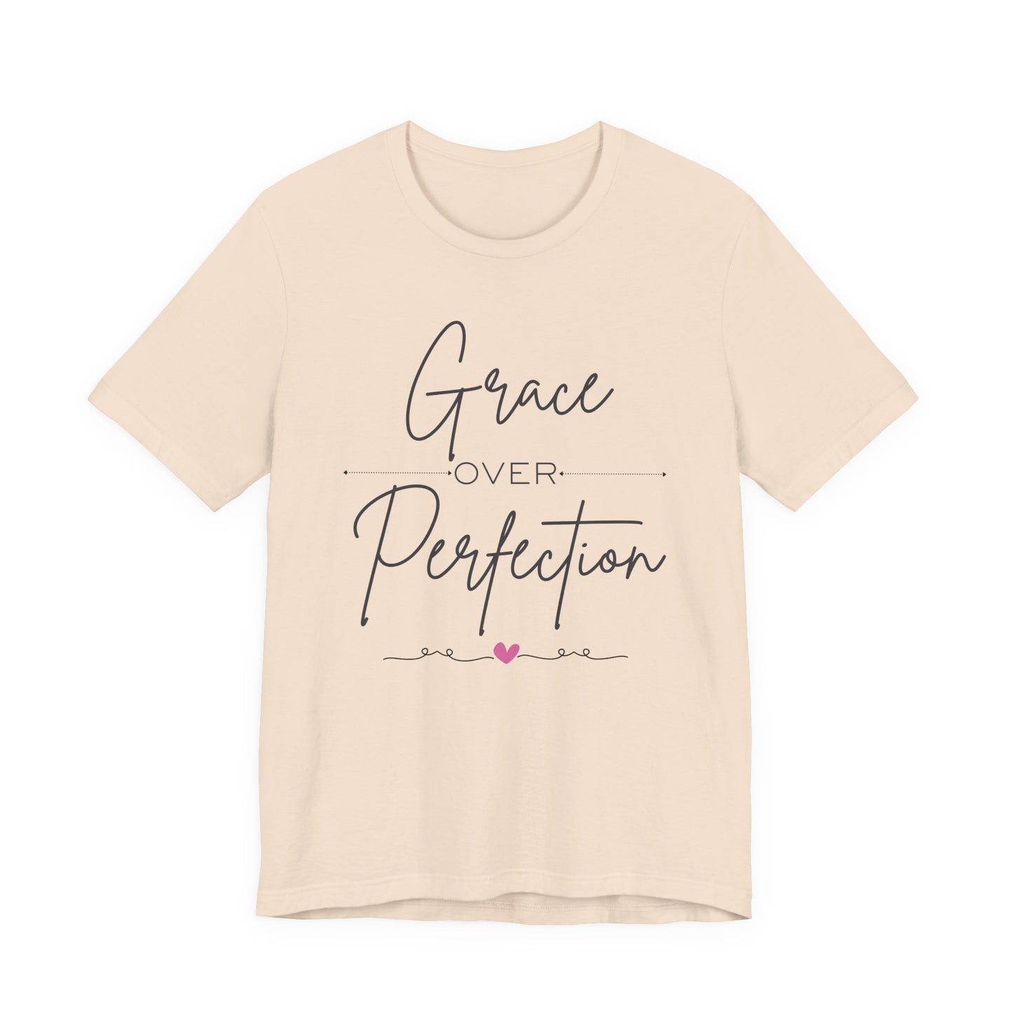 Grace Over Perfection Graphic Tee - Pearl & Wings